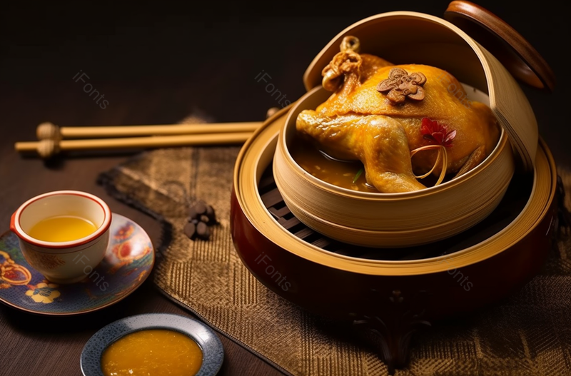 中华美食砂锅茶叶鸡桂花酒静物健康饮食,高清,摄影图,摄影图片,图片大全,摄影图免费下载